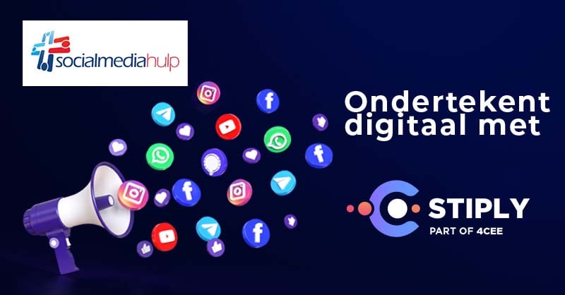 Social Media Hulp ondertekent digitaal met Stiply!